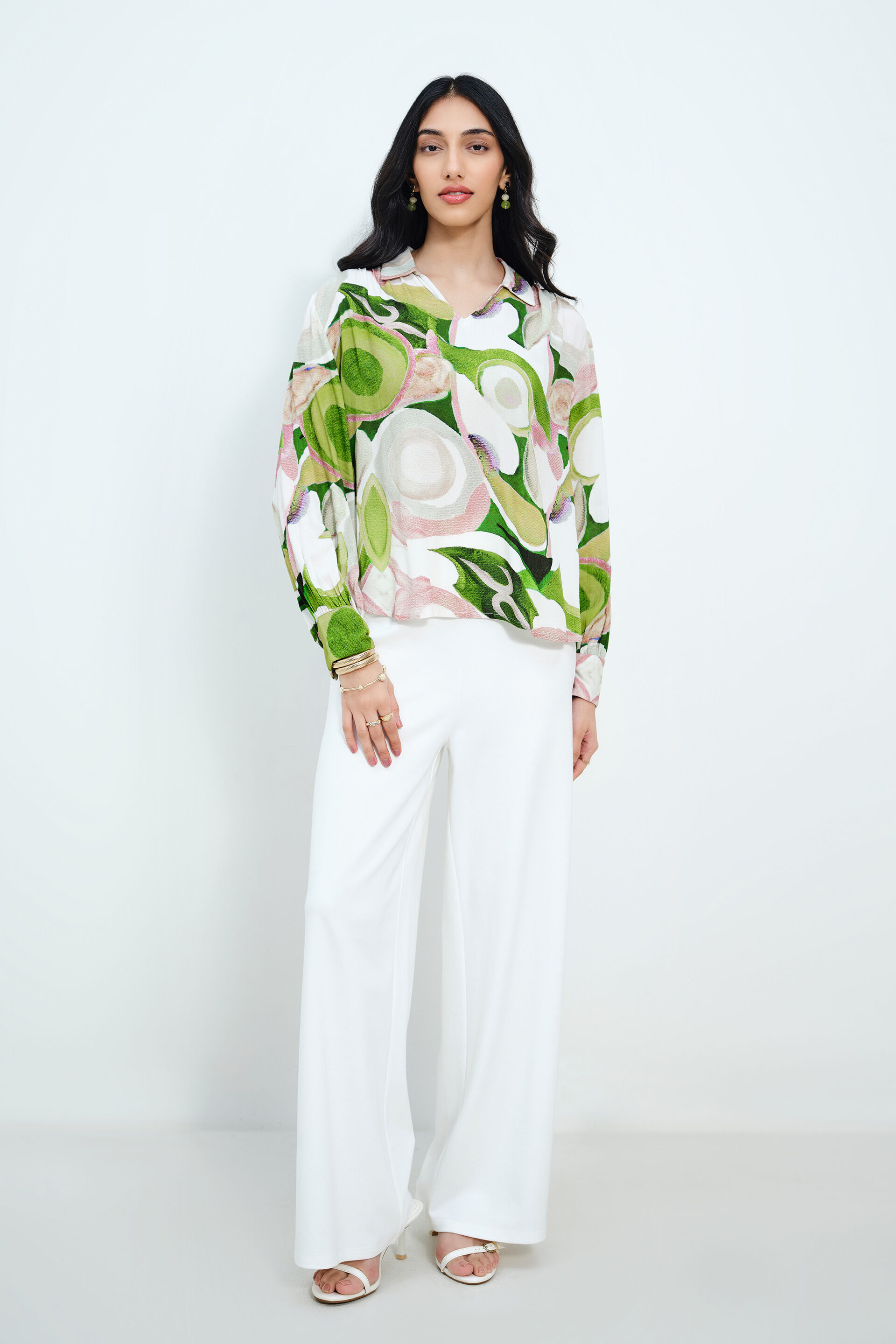 Forest Song Top, Green, image 1